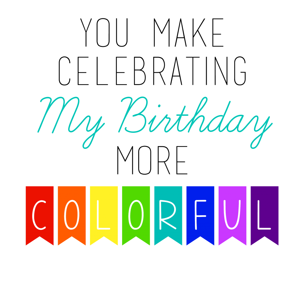 Colorful Crayon Birthday Tag with FREE Printable - Smashed Peas &amp; Carrots