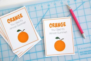 EOS Lip Balm Orange You Glad It's Summer Card with Free Printable ...