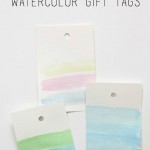 DIY: How to Make Watercolor Gift Tags // Smashed Peas and Carrots