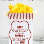 Thank you gift idea: Popcorn Box Free Printable // Smashed Peas and Carrots