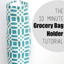 The 10 Minute Grocery Bag Holder Tutorial