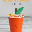 Orange You Glad It's Summer Treat Cups. These are too cute for words! // Smashed Peas and Carrots