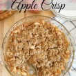 Easy Gluten Free Apple Crisp Recipe // SmashedPeasandCarrots.com