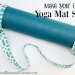 Quick and Easy DIY Yoga Mat Sling // SmashedPeasandCarrots.com