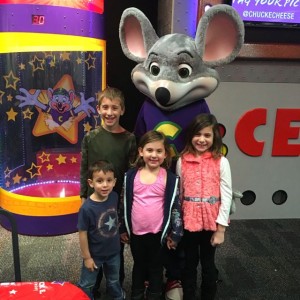 Party Like It's Your Birthday at Chuck E. Cheese - Smashed Peas & Carrots