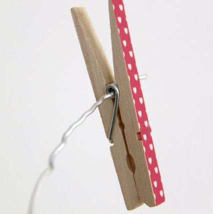 Washi Tape Clothespins Tutorial