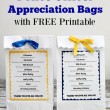 Police Officer Appreciation Bags with FREE Printable // SmashedPeasandCarrots.com