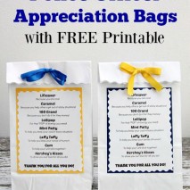 Police Officer Appreciation Bags with FREE Printable