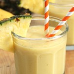 Pineapple Mango Banana Smoothie // SmashedPeasandCarrots.com