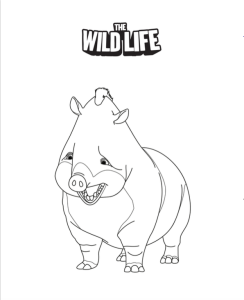 rosie coloring page