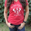 How to Make a Disney Inspired Shirt with Your Silhouette // SmashedPeasandCarrots.com