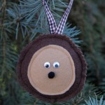 Felt Hedgehog Ornaments // SmashedPeasandCarrots.com