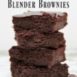 Paleo Blender Brownies