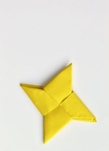 Origami Ninja Throwing Star - Smashed Peas & Carrots