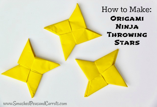 post it origami ninja star