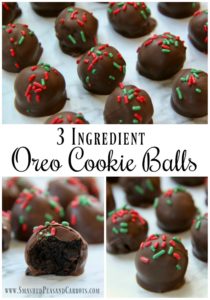 Easy 3 Ingredient Oreo Cookie Balls - Smashed Peas & Carrots