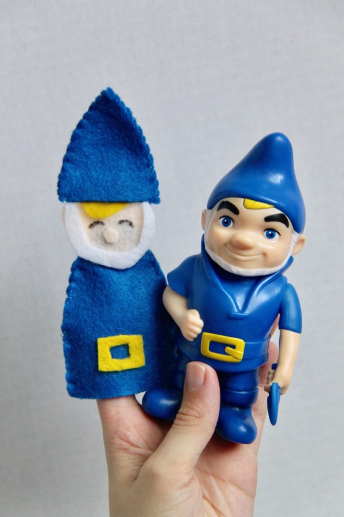 Gnome Felt Finger Puppet Tutorial