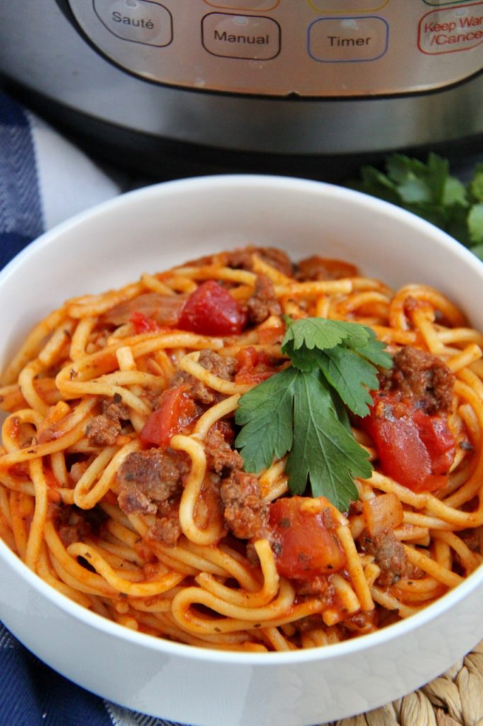 Instant Pot Spaghetti