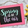 'Spring is in the Air' Free Silhouette Cut File