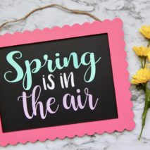 ‘Spring is in the Air’ Free Silhouette Cut File