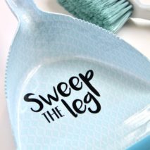 ‘Sweep the Leg’ Free Silhouette Cut File