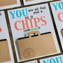 Chipotle Gift Card Teacher Thank You with FREE Printable