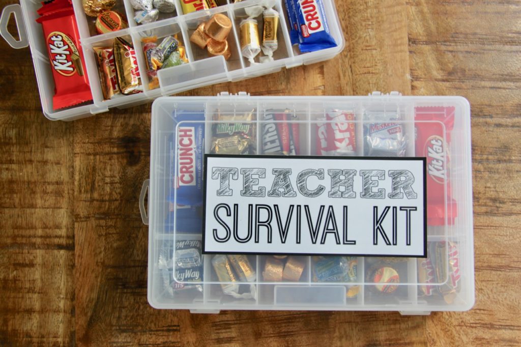 Teacher Survival Kit with FREE Printable - Smashed Peas & Carrots