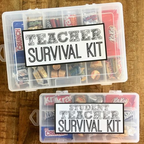 Teacher Survival Kit with FREE Printable - Smashed Peas & Carrots